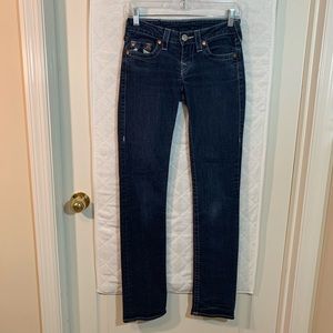 True Religion Jeans Straight Seat low rise 25